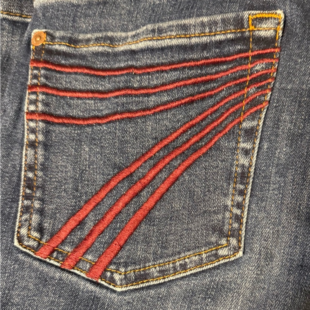 7 For All Mankind Blue Denim Jeans